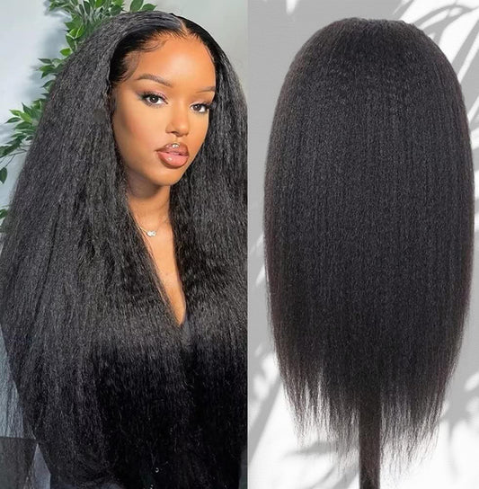 Perruque Femme Yaki Straight cheveux naturels | Malkiabox